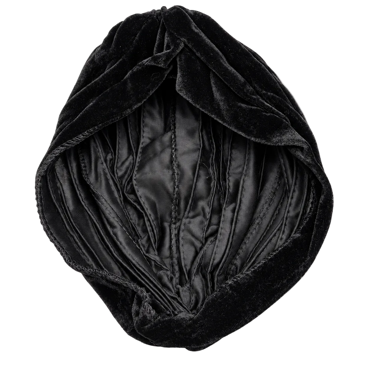 Migant black satin hair bonnet