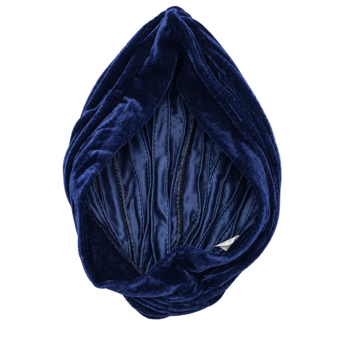 Migant blue satin hair bonnet