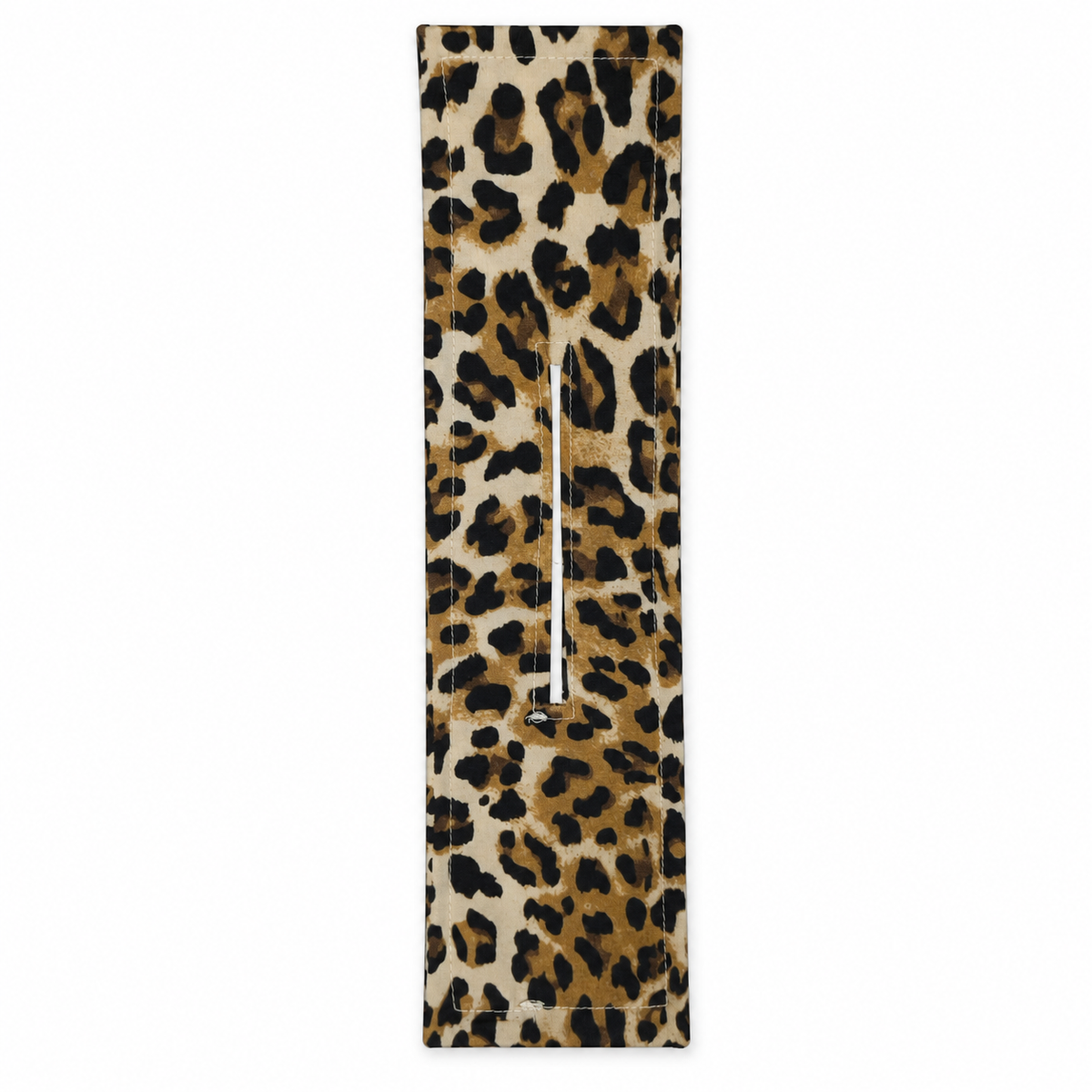Migant leopard-print bun wrap hairband in gold