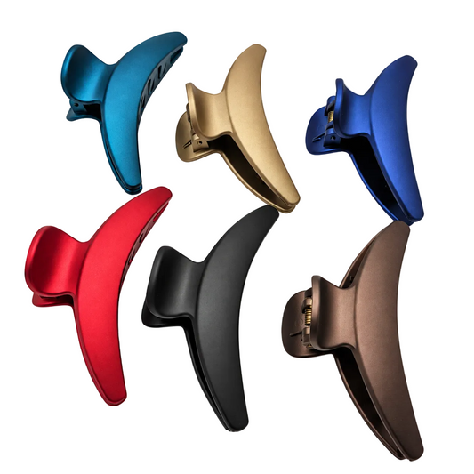 Migant metallic hair claw clips in six colors