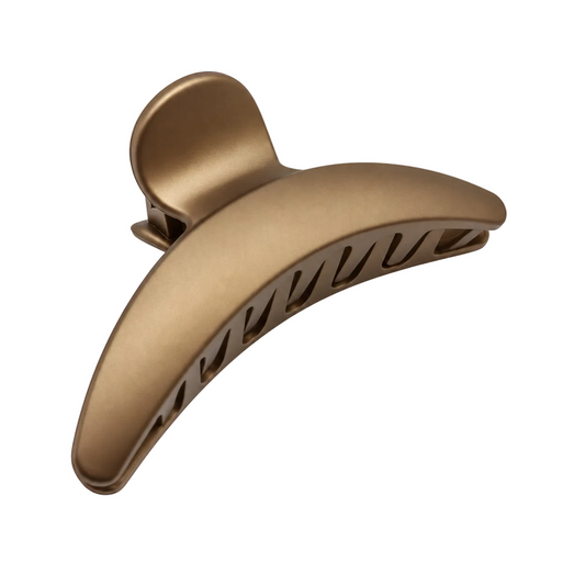 Migant light brown metallic hair claw clip