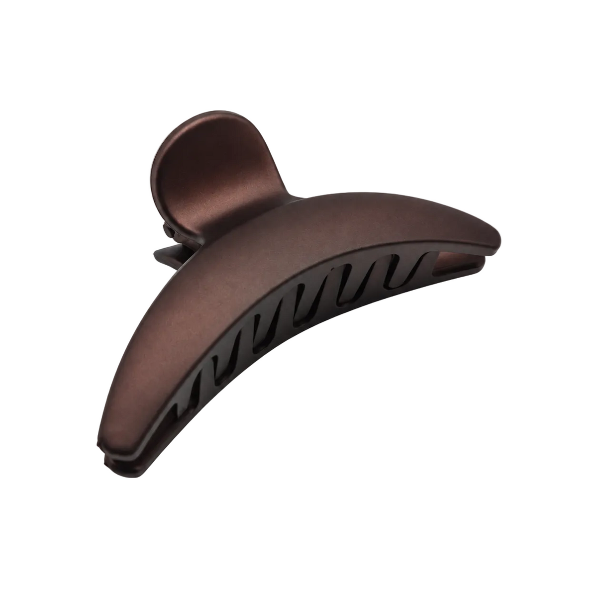 Migant brown metallic hair claw clip