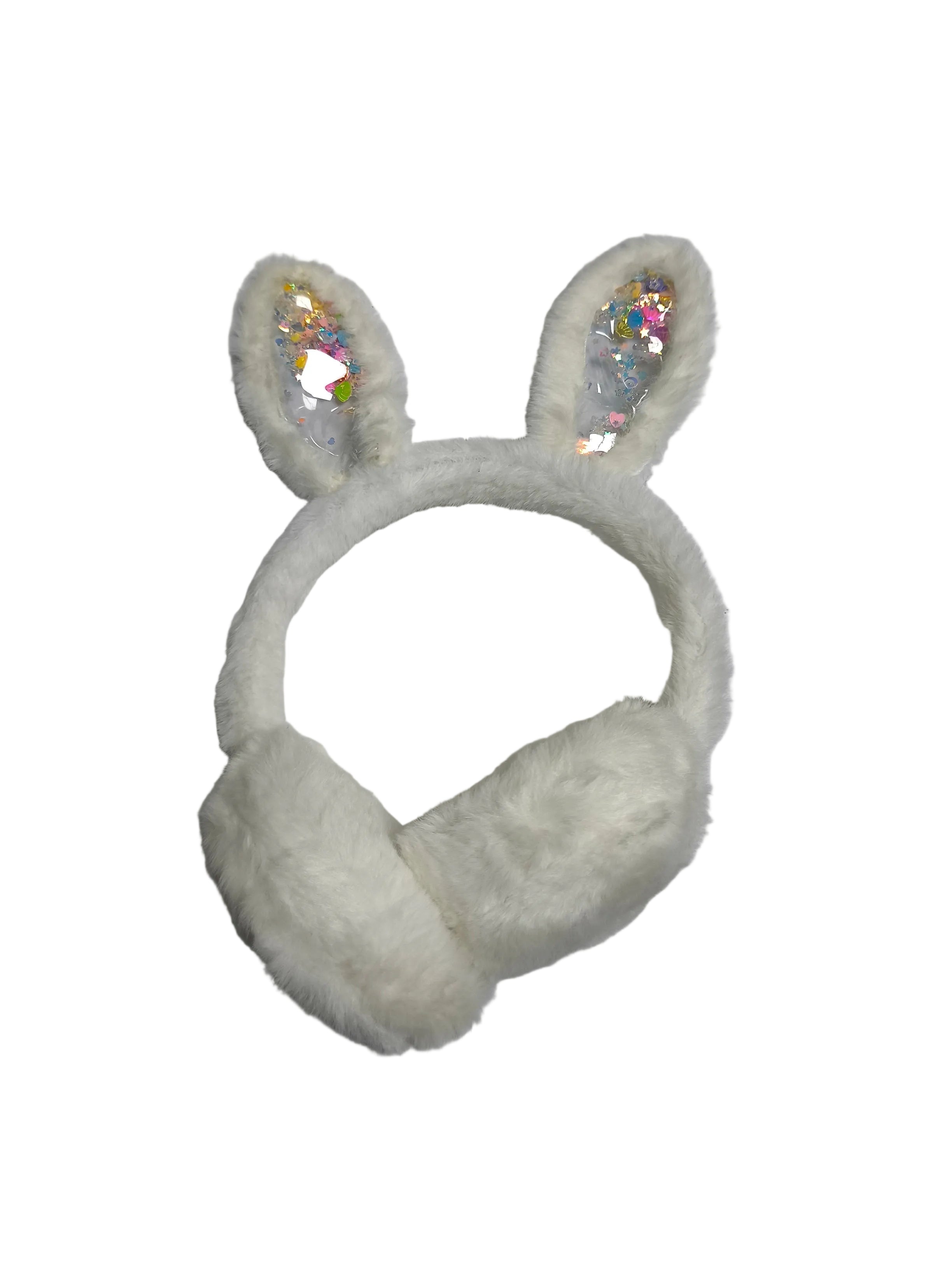 Bunny Ears Faux Fur Earmuffs – Cute, Warm & Playful