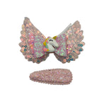 Load image into Gallery viewer, Children hair accessories clip with unicorn
