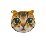 Load image into Gallery viewer, 🌸 Cute Animal Face Coin Purse / Keychain Pouch
