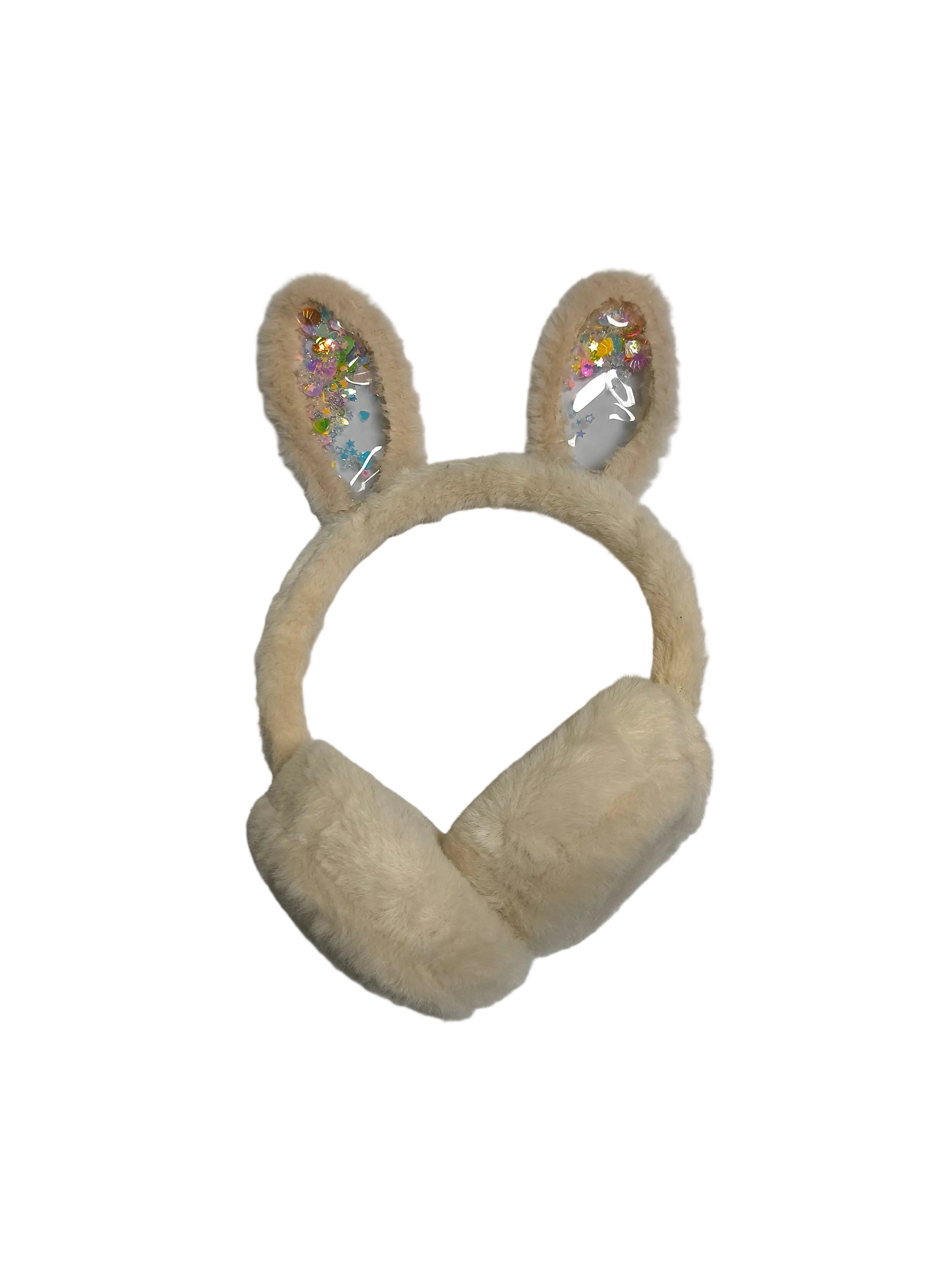 Bunny Ears Faux Fur Earmuffs – Cute, Warm & Playful