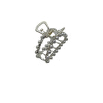 Load image into Gallery viewer, Pearl-Embellished Metal Claw Clip – Gold &amp; Silver
