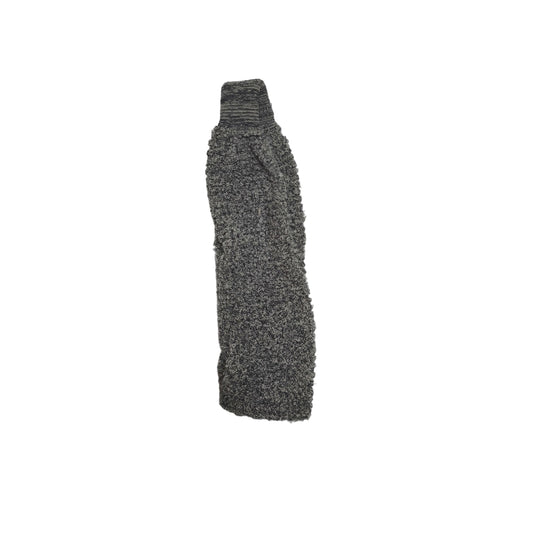 Soft Fuzzy Plush Headband – Black and Gray