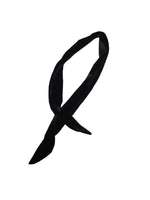 Load image into Gallery viewer, Twisted Knot Headband – Black Velvet Hair Accessory
