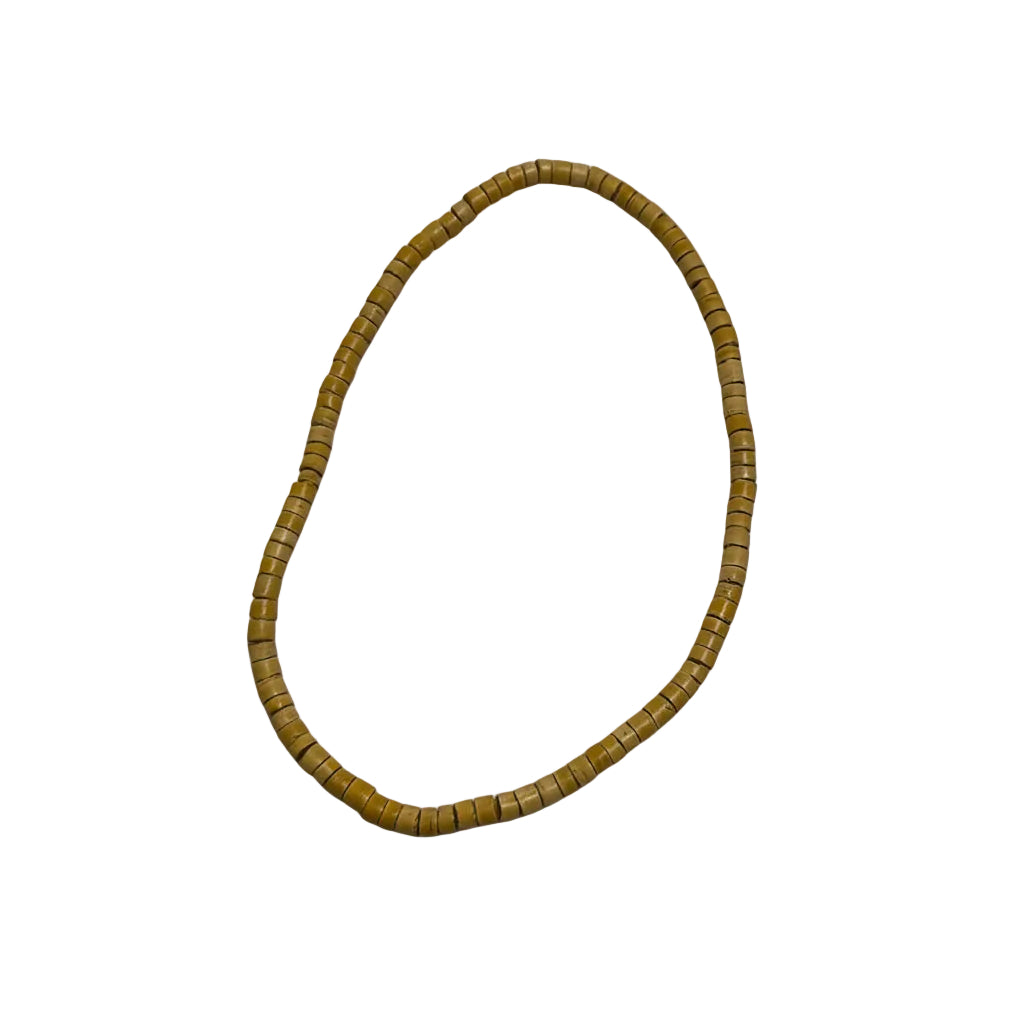 Migant Earthy Brown Wooden Bead Necklace