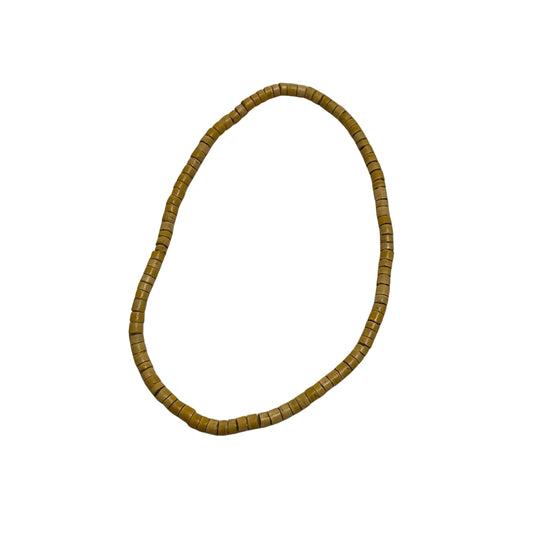 Migant Earthy Brown Wooden Bead Necklace