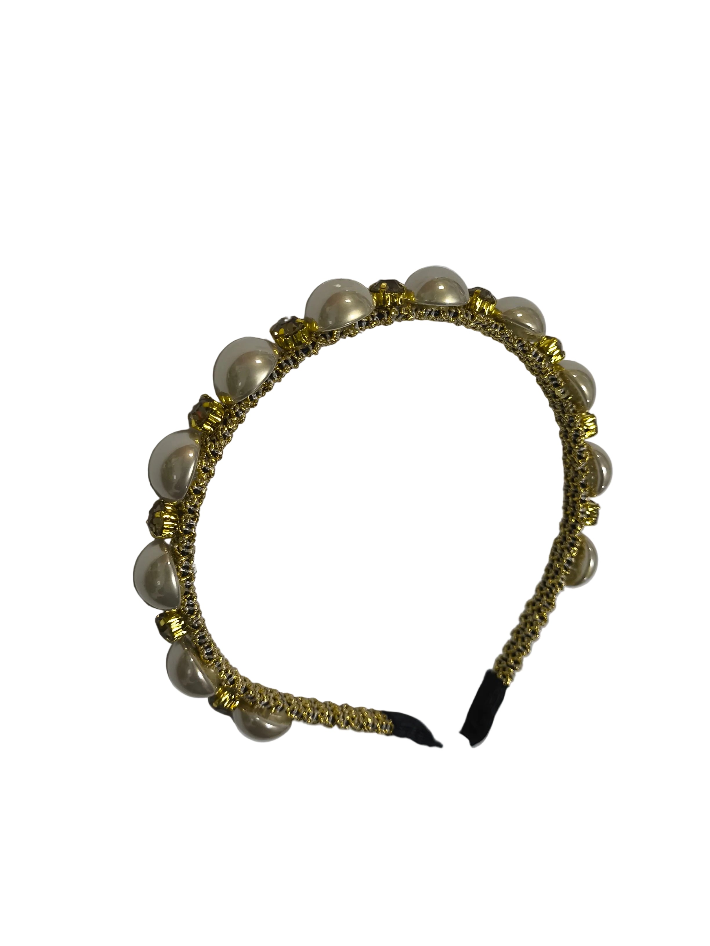 Beaded Statement Hair Headband – Elegant, Bold & Glam