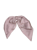 Load image into Gallery viewer, Pink satin hair bow on a white background
