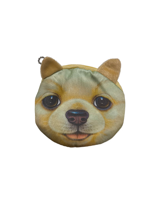 Cute Animal Face Coin Purse / Keychain Pouch