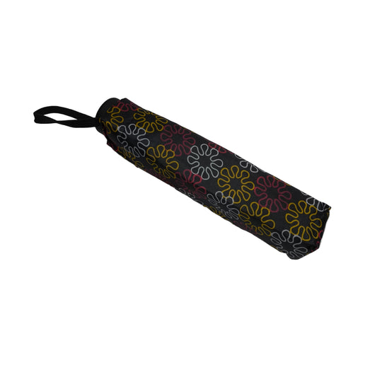 Rain Floral Print Compact Automatic Umbrella