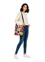 Load image into Gallery viewer, Y2K Magazine Collage Crossbody Bag
