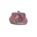 Load image into Gallery viewer, 🌸 Pink Unicorn Kiss-Lock Coin Purse
