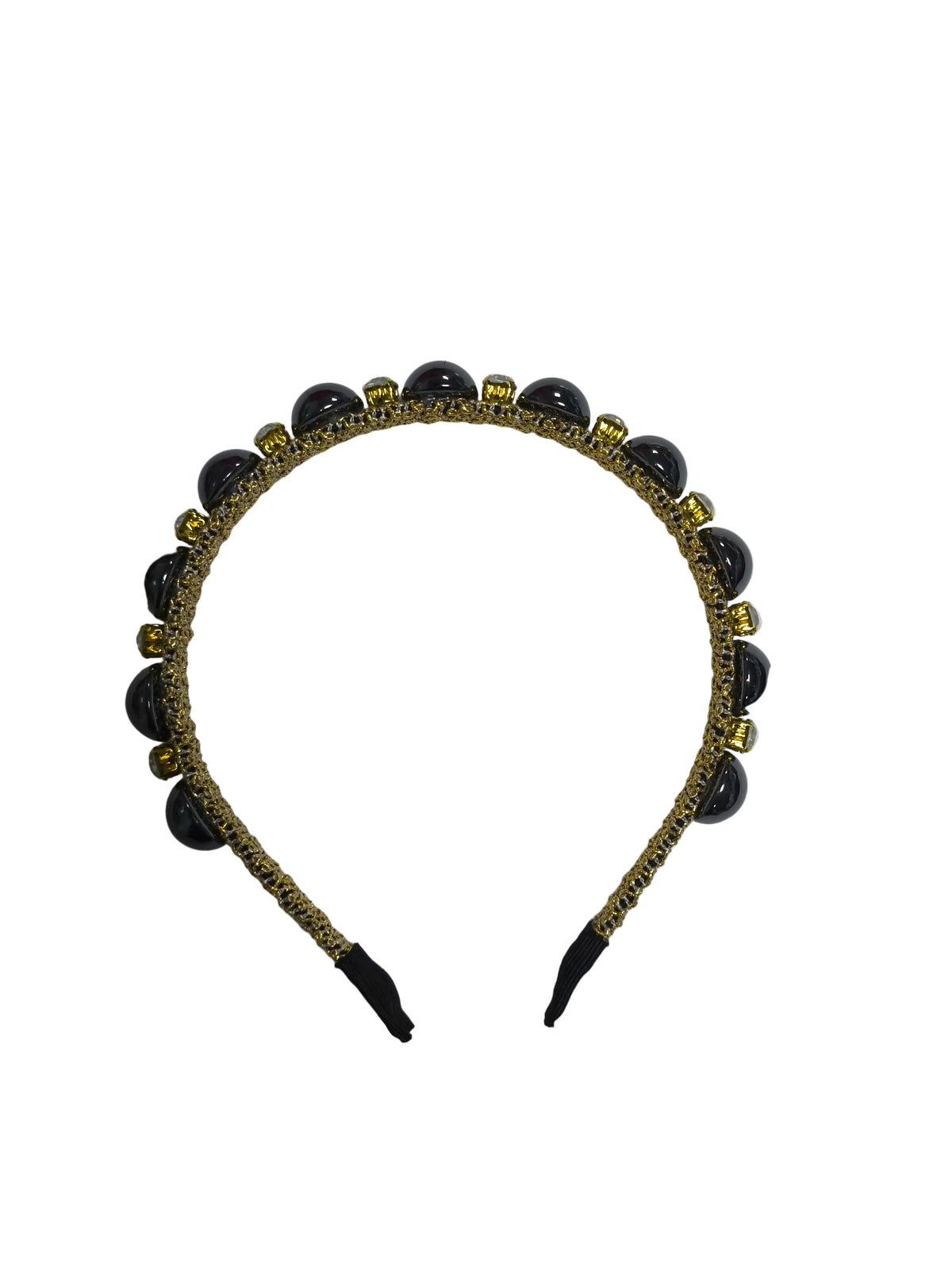 Beaded Statement Hair Headband – Elegant, Bold & Glam