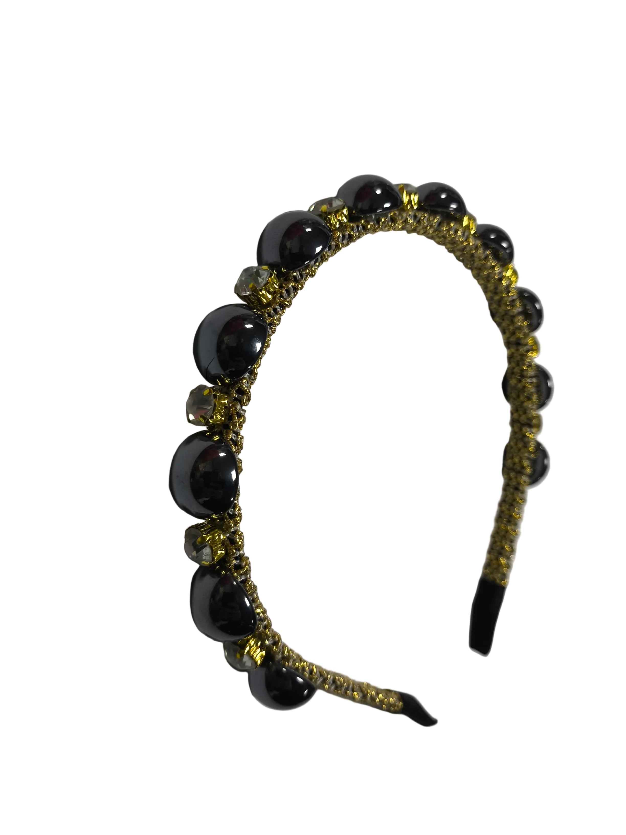 Beaded Statement Hair Headband – Elegant, Bold & Glam