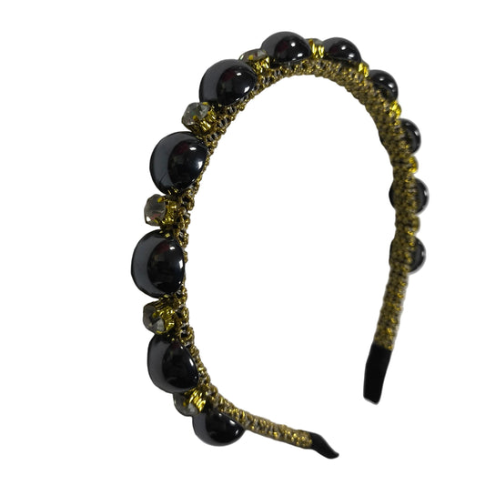 Beaded Statement Hair Headband – Elegant, Bold & Glam