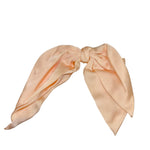 Load image into Gallery viewer, Pink satin hair bow on a white background
