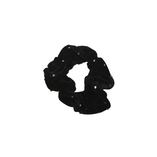 Migant Pearl Velvet Scrunchies – Set of 3