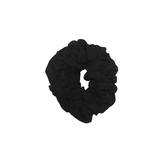 Migant Soft Black Cotton Scrunchie