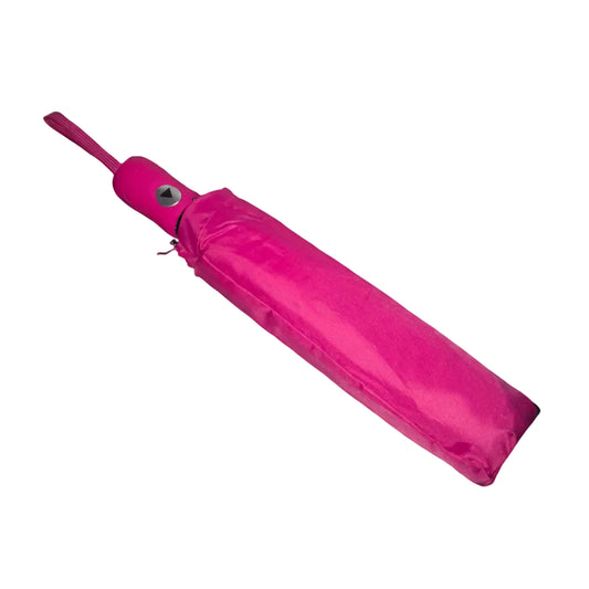 Hot Pink Automatic Windproof Umbrella