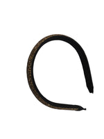 Load image into Gallery viewer, Black &amp; Gold Luxe Slim Headband – Minimal, Elegant &amp; Chic
