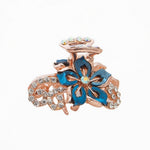 Load image into Gallery viewer, 🌸 Crystal Flower Hair Claw Clip
