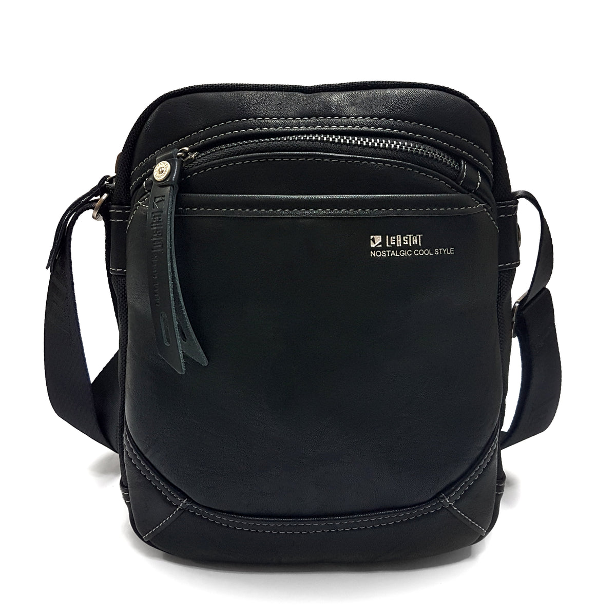 Leastat Faux-Leather Shoulder Bag 9708