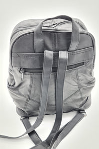 Semi leather back bag - Migant