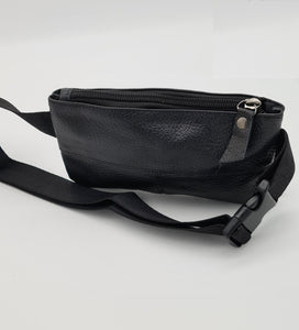 Migant Black leather waist bag - Migant