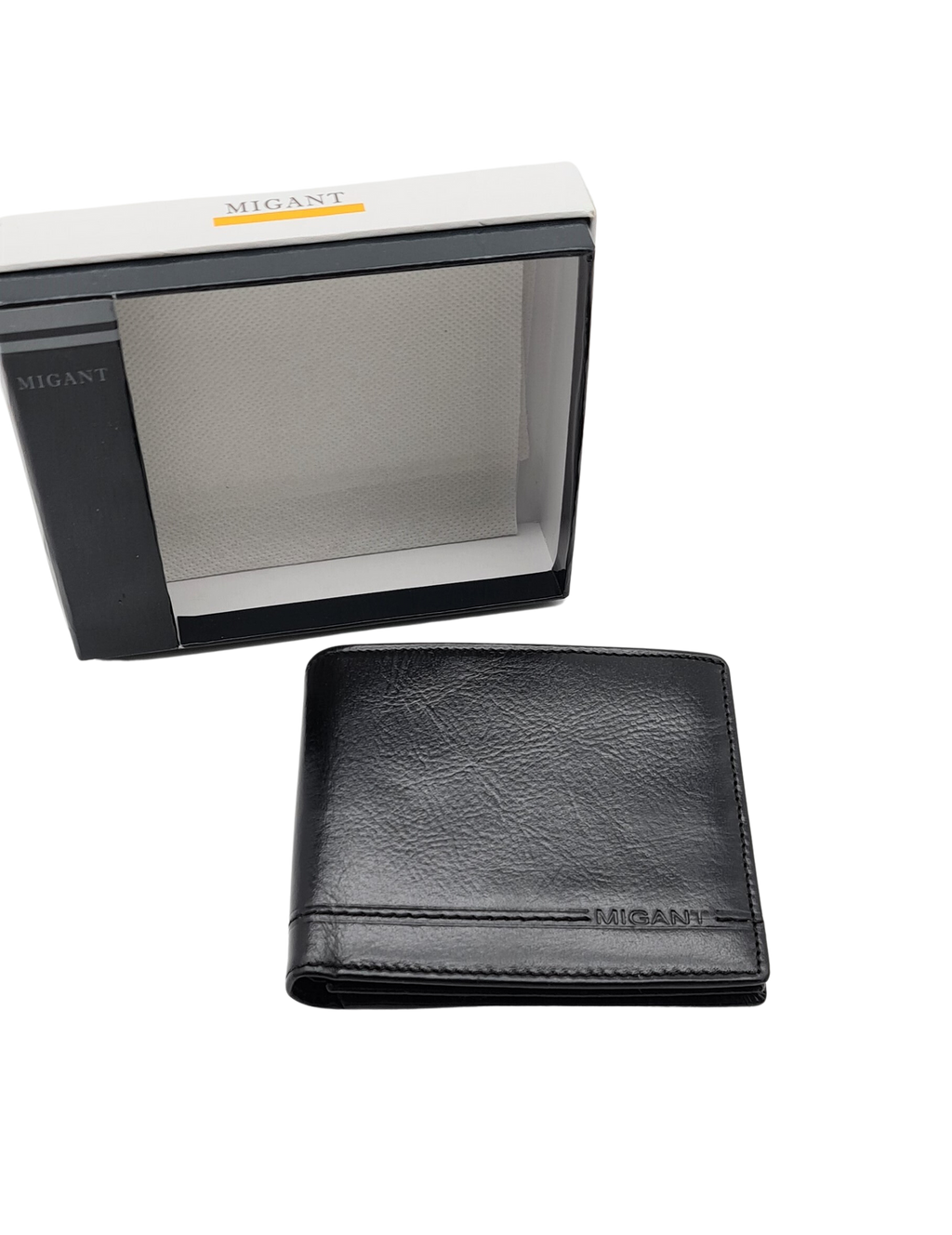 Migant Design leather mens wallet in giftbox FO-382 - Migant