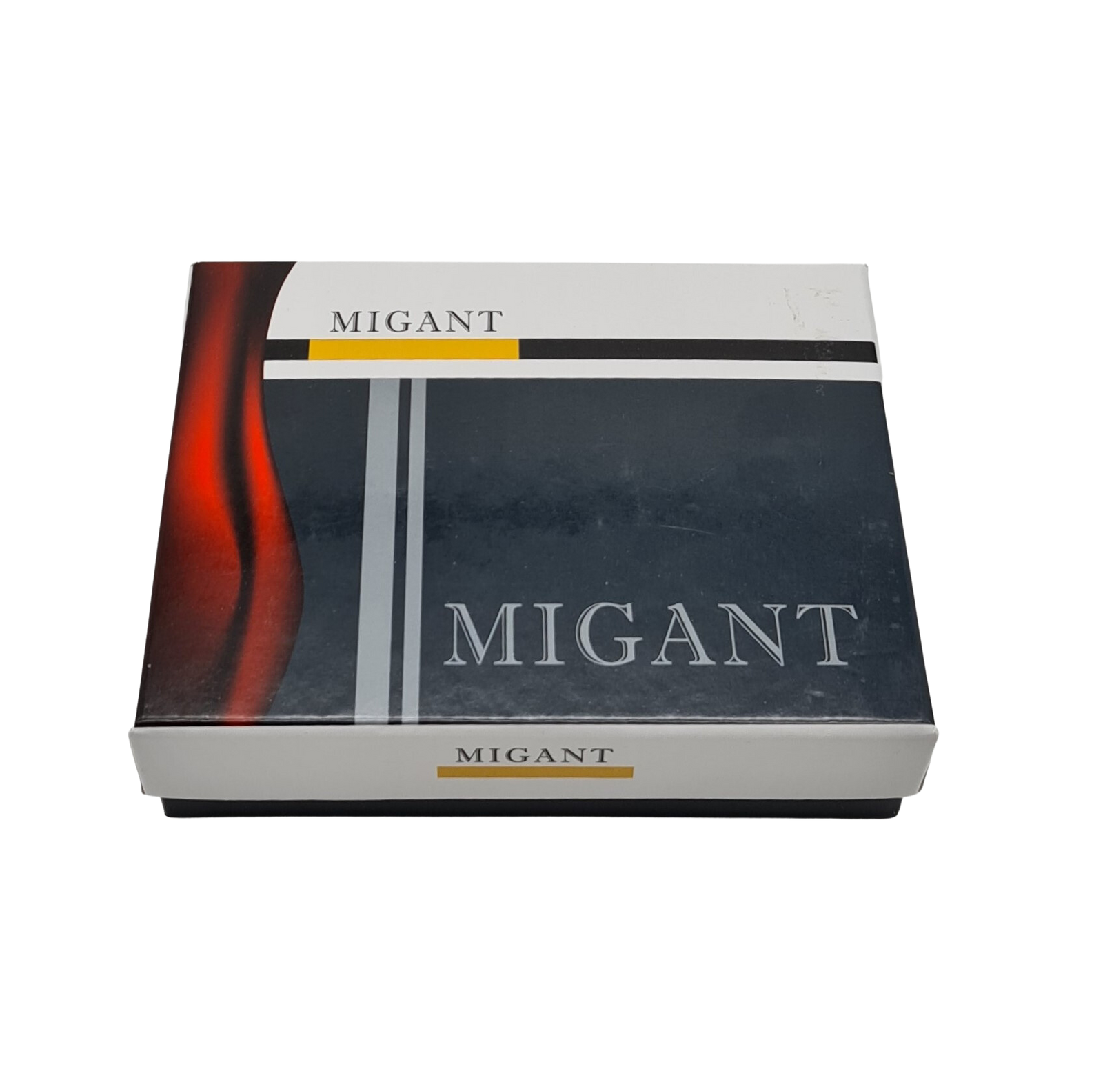 Migant Design leather mens wallet in giftbox FO-382