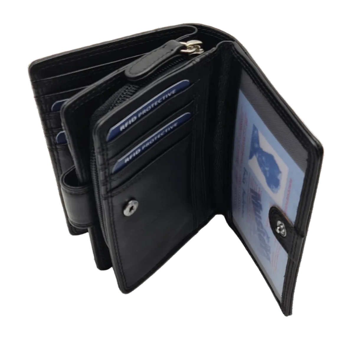 Migant Design Woman leather wallet colour with RFID protection 6081 - Migant
