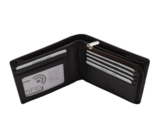 Migant design leather men wallet with RFID 6431 - Migant