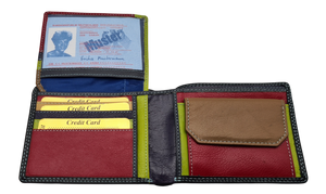 Migant Design Multicolour leather wallet 72357 - Migant