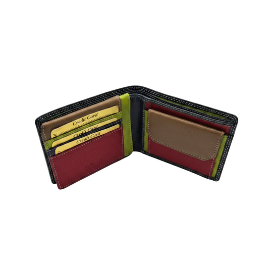 Migant Design Multicolour leather wallet 72357 - Migant