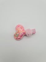 Load image into Gallery viewer, Child hair accessory with heart and crown - Migant
