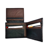 Load image into Gallery viewer, Leather wallet white stiching - Fashioraman
