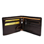 Load image into Gallery viewer, Migant Design brown leather wallet in gift box - Migant
