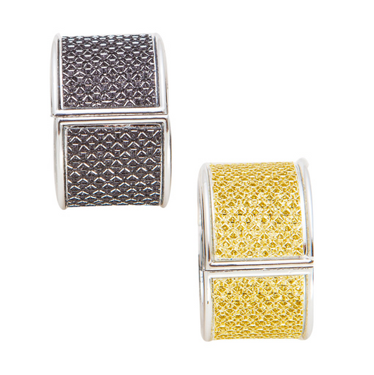 Migant Luxe Metallic Textured Ponytail Cuff