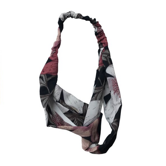 Migant Floral Print Infinity Scarf – Multi-Way Headband