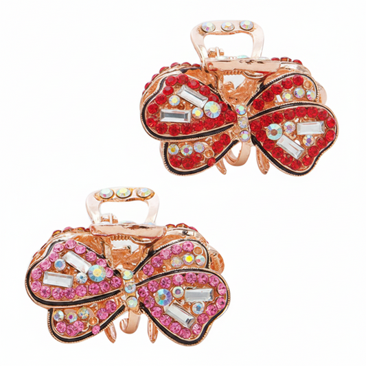Crystal Butterfly Hair Claw Clip – 4 Colors