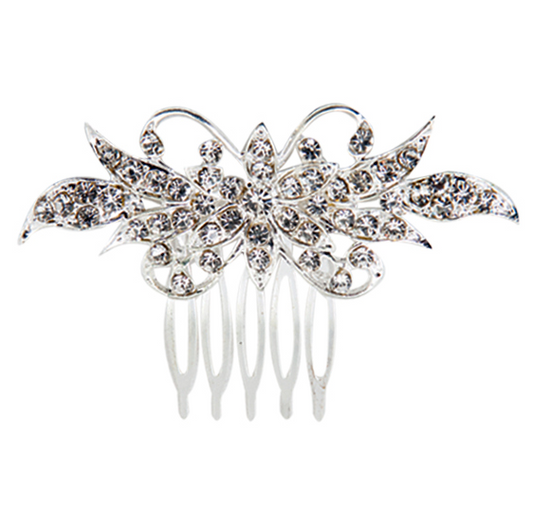 Migant Sparkling Crystal Butterfly Hair Comb