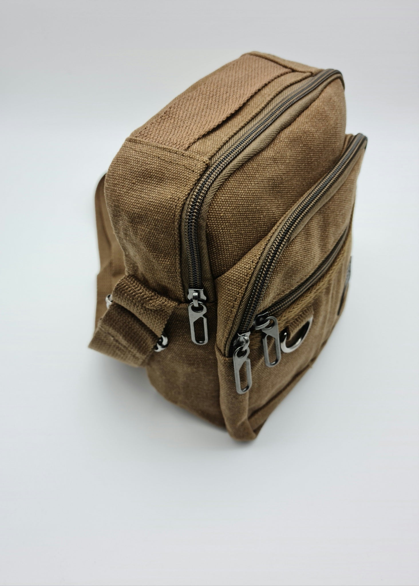 Across Design canvas brown shoulder bag - Migant