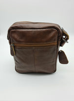Load image into Gallery viewer, Migant Design brown leather shoulder bag - Migant
