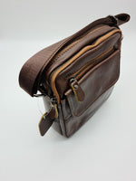 Load image into Gallery viewer, Migant Design brown leather shoulder bag - Migant
