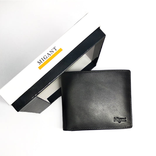 Migant Genuine Leather Wallet 6443 – Black or Brown
